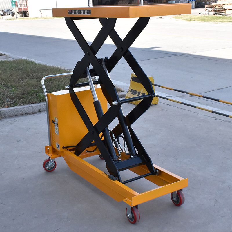 CE Certified 500kg-1000kg 0.45m-2m Mobile Scissor Lift Platform