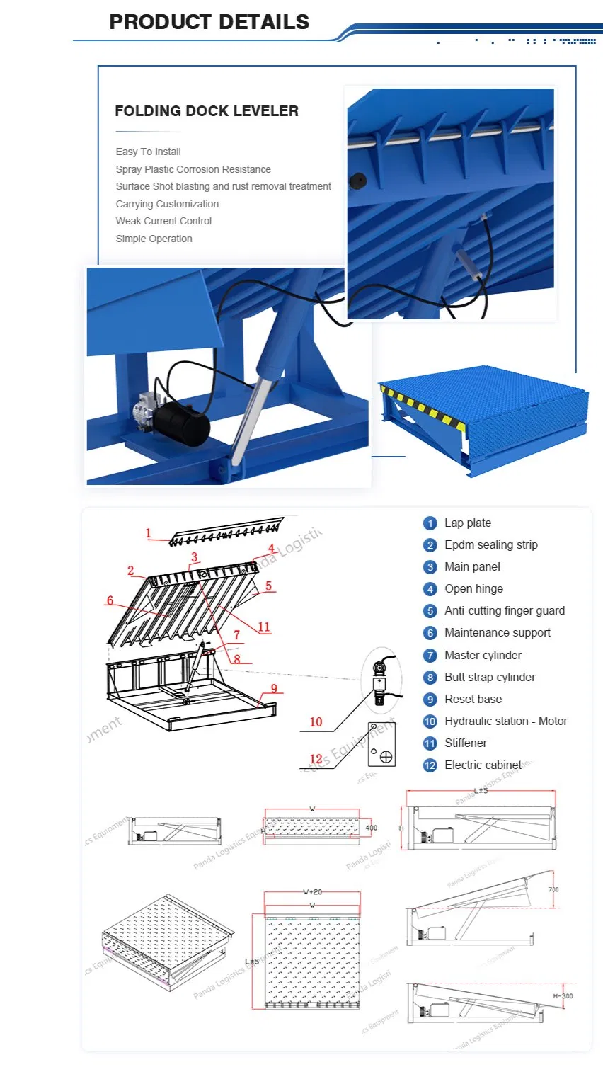 Heavy-Duty Steel Dock Leveler 5