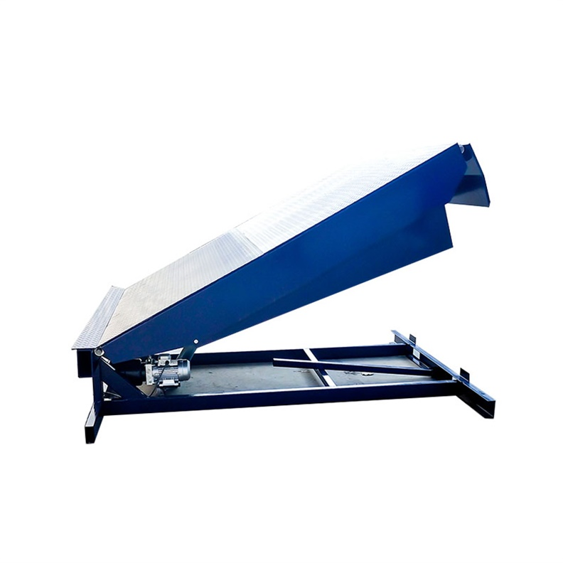 Movable Manual Hydraulic Dock Yard Forklift Container Loading Ramp Slope Platform