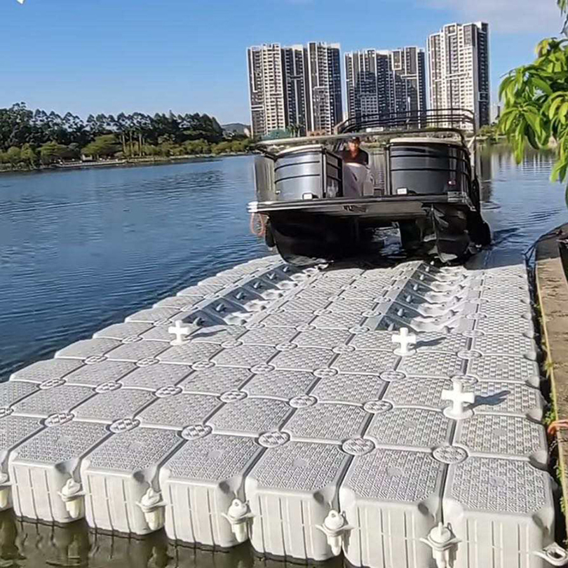 Floating Dock Blocks Modular Floating Boat Lift System Plastic Pontoon Jetski Platform