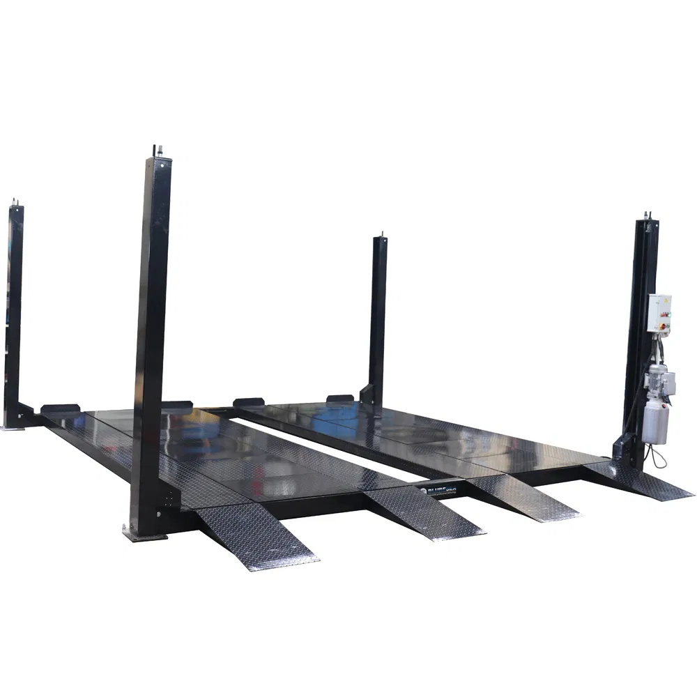 High Quality 4 Post Double Wide Car Lift Stacker Parking System