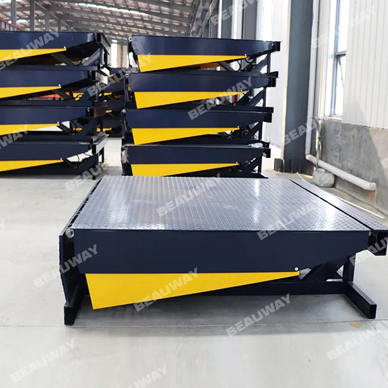6ton 8ton 10ton 12ton Unloading Loading Ramp Lift Dock Platform Power Pack Unit Vertical Storing Hydraulic Cylinder Dock Leveler