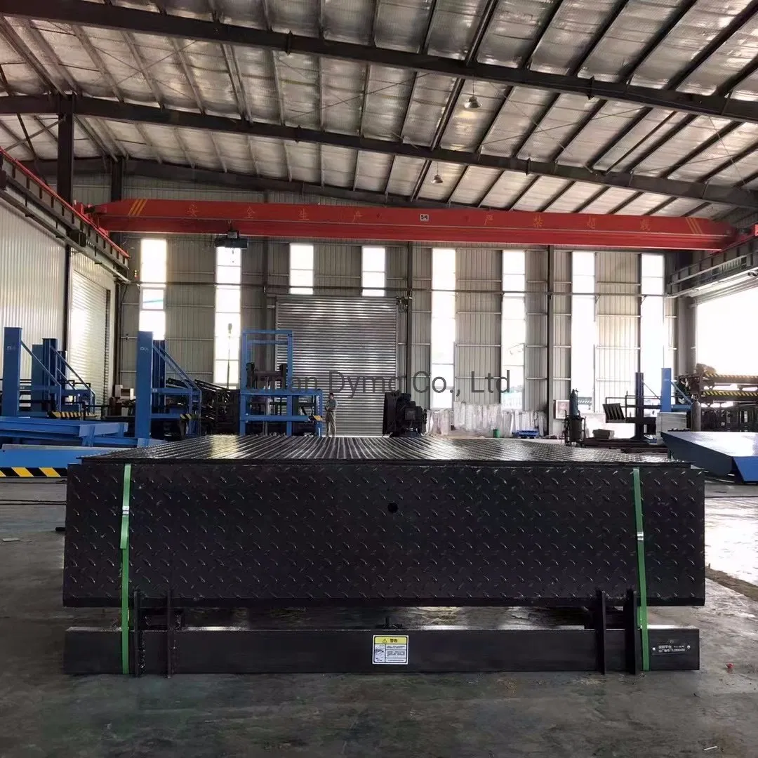 Dymg Warehouse Forklift Electric Cargo Air Bag Dock Leveler for Container