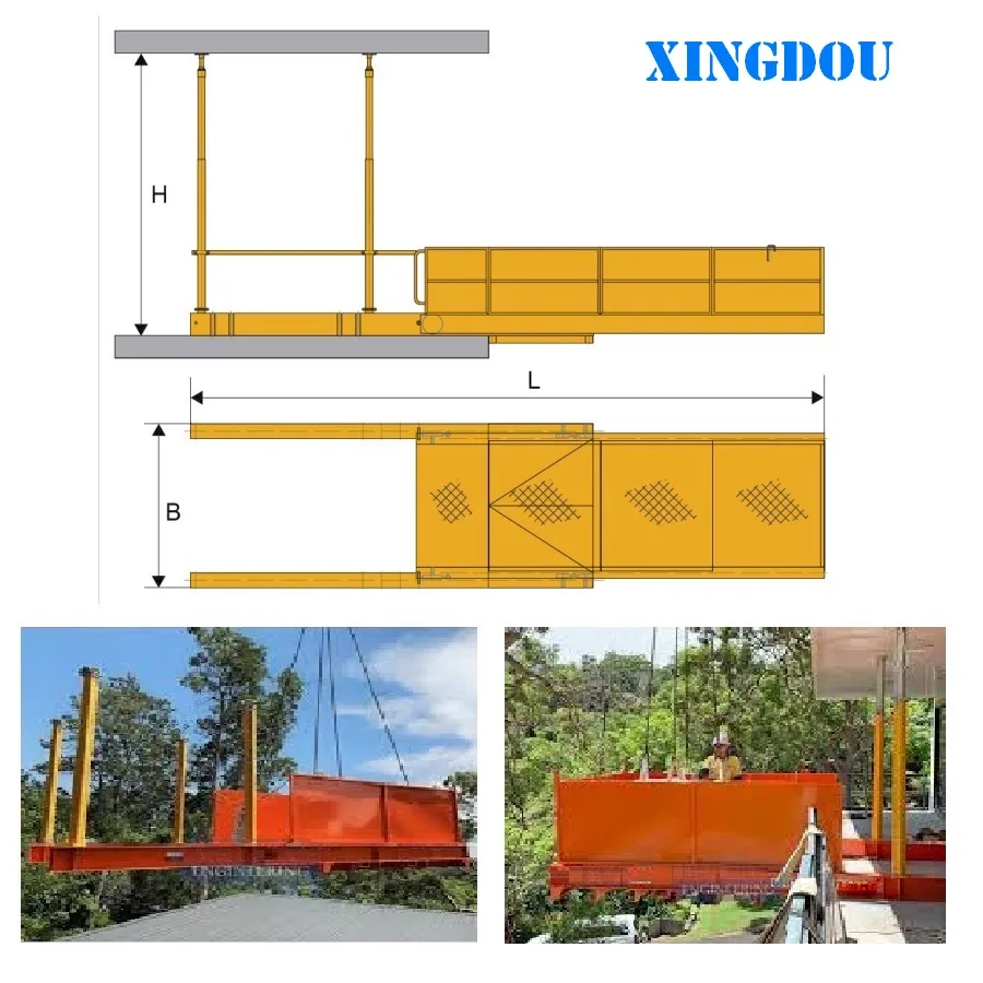 Technical Drawing of Loading Platform