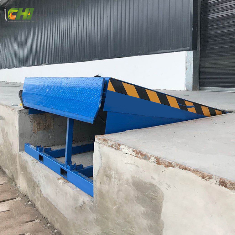 Heavy Duty Station Aluminum Portable Container Loading Dock Ramp HP Series Hydraulic Dock Leveler 20t for Truck