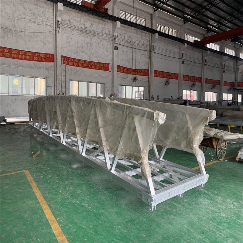 Marina Gangway Walkway Bridge with Handrail Aluminum Gangway