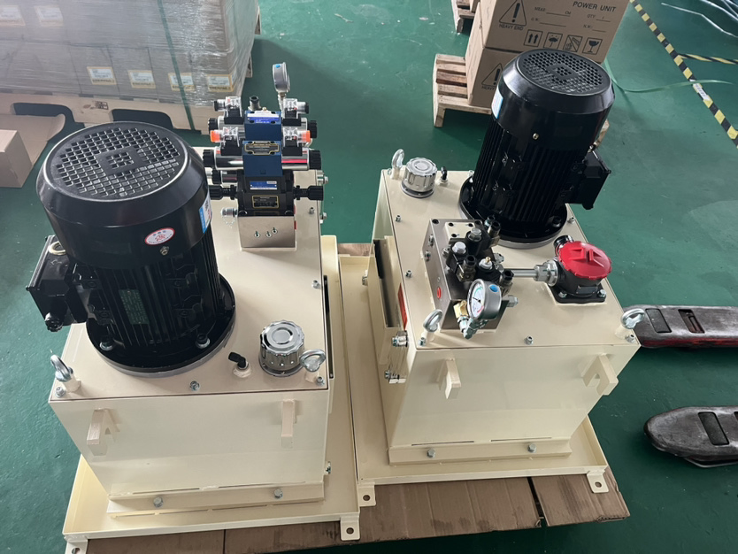 Ultra-Quiet 3W-50L-4 Hydraulic Pump Station 50-Liter Storage Solution with Three-Valve Capability Graphic Design