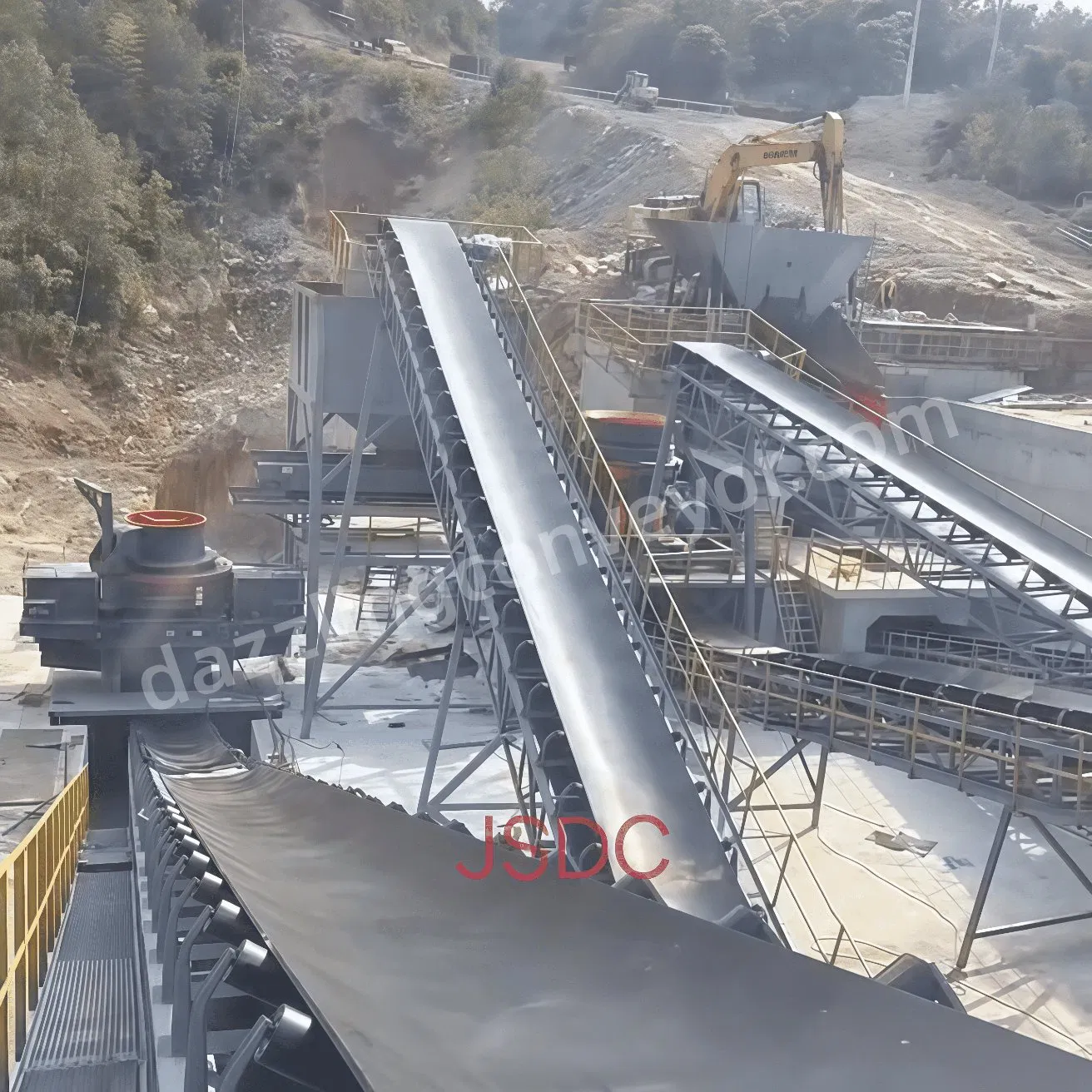 Robust Overland Conveyor System for Quarry and Mining Operations