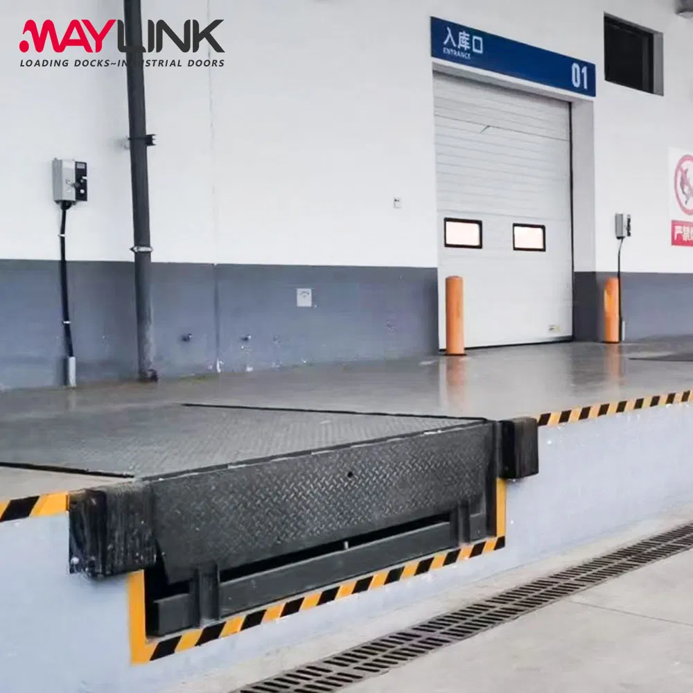 Maylink Electro-Hydraulic Automatic Steel Fixed Ramp System Cold Storage Application Dock Leveler