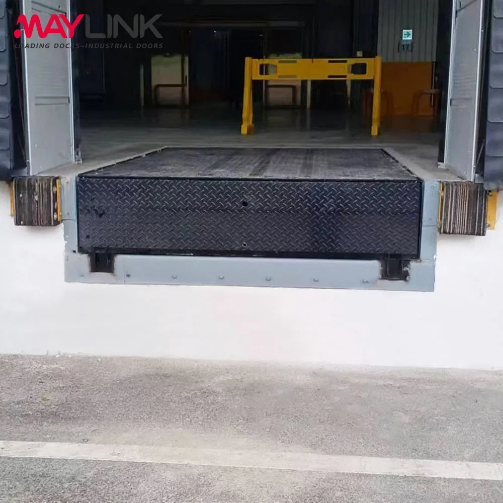 Maylink Heavy Load 10000kgs Static Capacity Durable Dual Main Cylinder Pit Mounted Logistics Center Hydraulic Dock Leveler