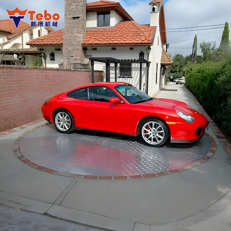Space Saving Easy Turn Driveway Rotating Car Platform for Tight Spaces