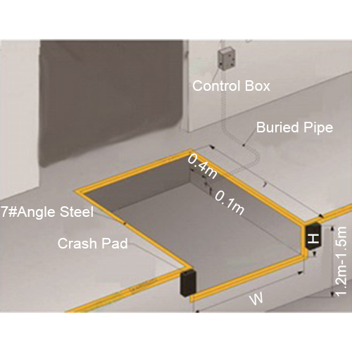 8t Fixed Automatic Loading Platform Equipment Hydraulic Dock Leveler for Dock Door