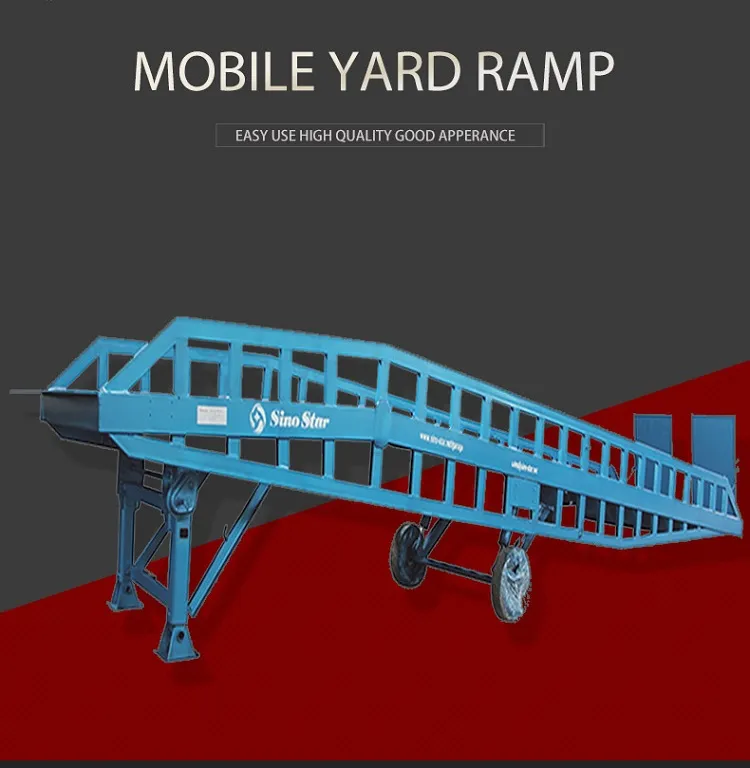 Hydraulic Mobile Container Access Forklift Ramps