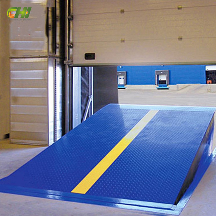 Manual Mechanical Automatic Dock Level Fixed Aluminium Dock Leveller 6ton Hydraulic Units Dock Leveler Brazil with Ramp