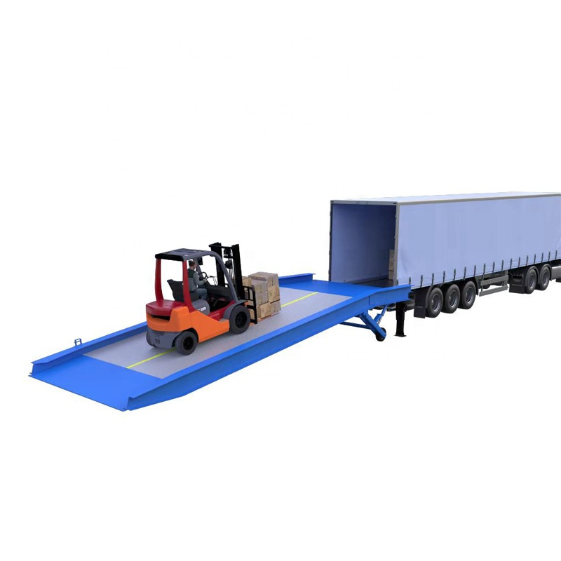 Customized 6-20 Ton Mobile Container Ramp for Forklift Mobile Boarding Bridge for Machinery Repair Shops and Warehouses