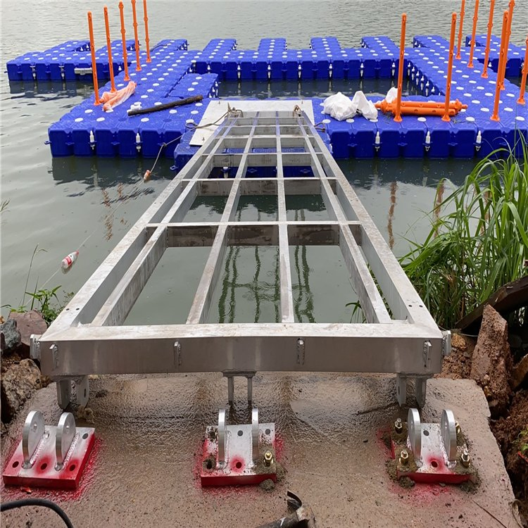 Marina Gangway Walkway Bridge with Handrail Aluminum Gangway