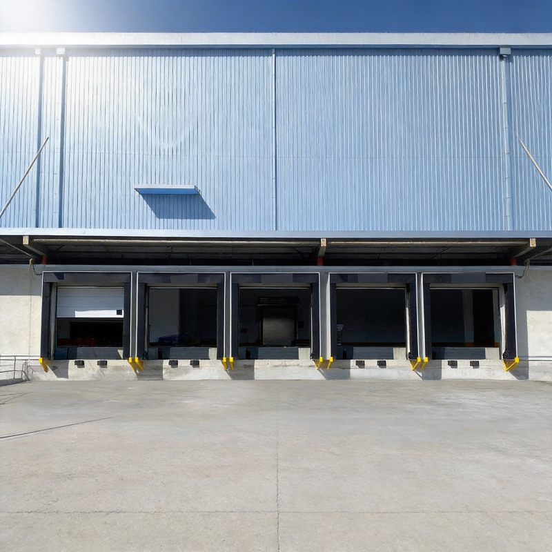 Warehouse Dock Shelter System with Retractable Inflatable Airbag