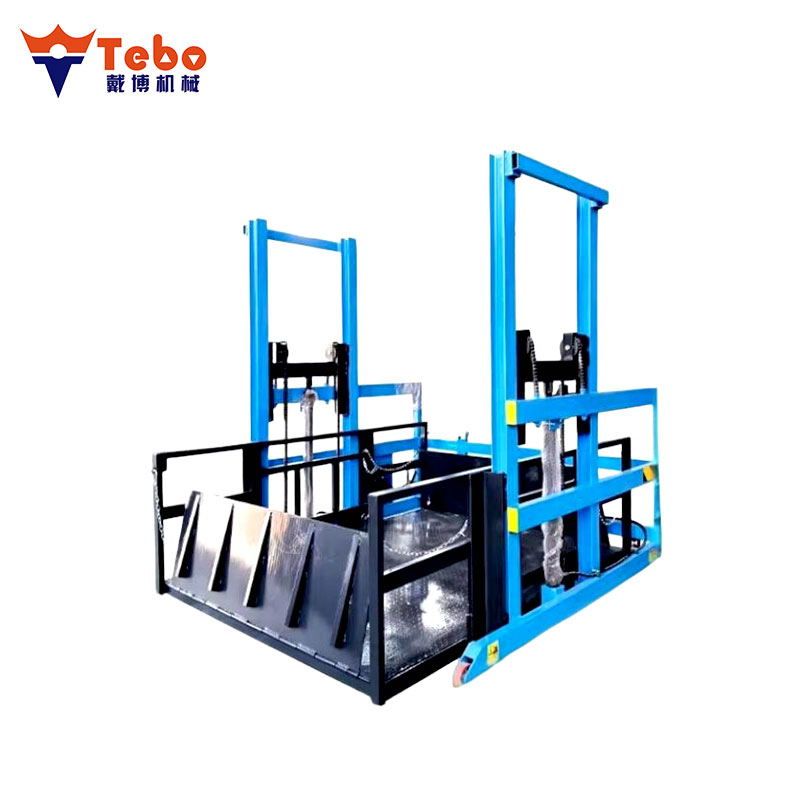 Mobile Loading Platform with Dock Ramp for Warehouse Loading and Unloading