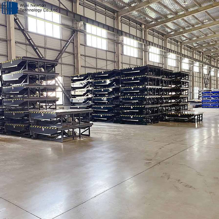 High Quality Hydraulic Long Lip 6-Ton 8-Ton Dock Leveler for Industrial Places