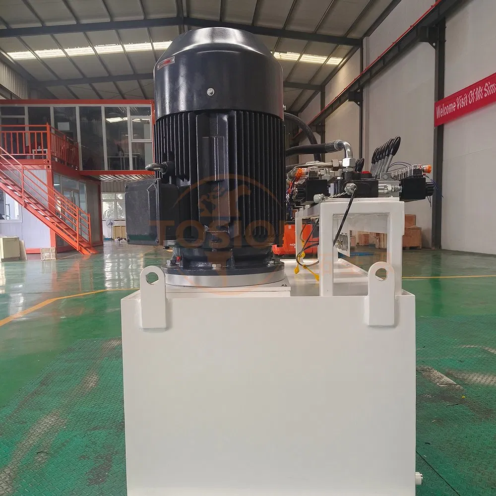 Tosion Custom 300L 22kw 400V 50Hz 16MPa Chassis Drive Power Unit Hydraulic Station System