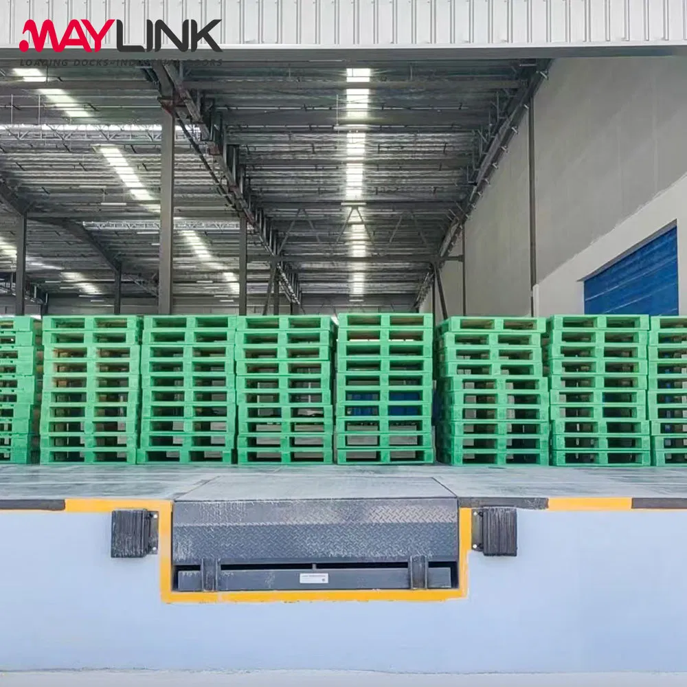 Maylink Electro-Hydraulic Automatic Steel Fixed Ramp System Cold Storage Application Dock Leveler