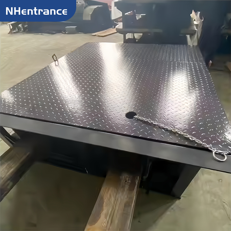 Manual Dock Leveling Ramp with Mechanical Spring System Pit Mounted Dock Leveler for Truck Loading