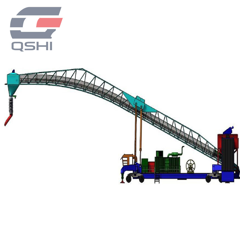 Quick Loading Truck Discharging Mobile Apron Feeding System
