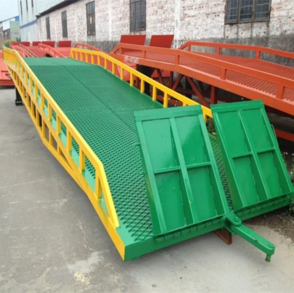 Hydraulic Warehouse Mobile Container Load Ramp Dock Leveler Forklift Yard Dock Leveler for Cold Storage Lift Tables
