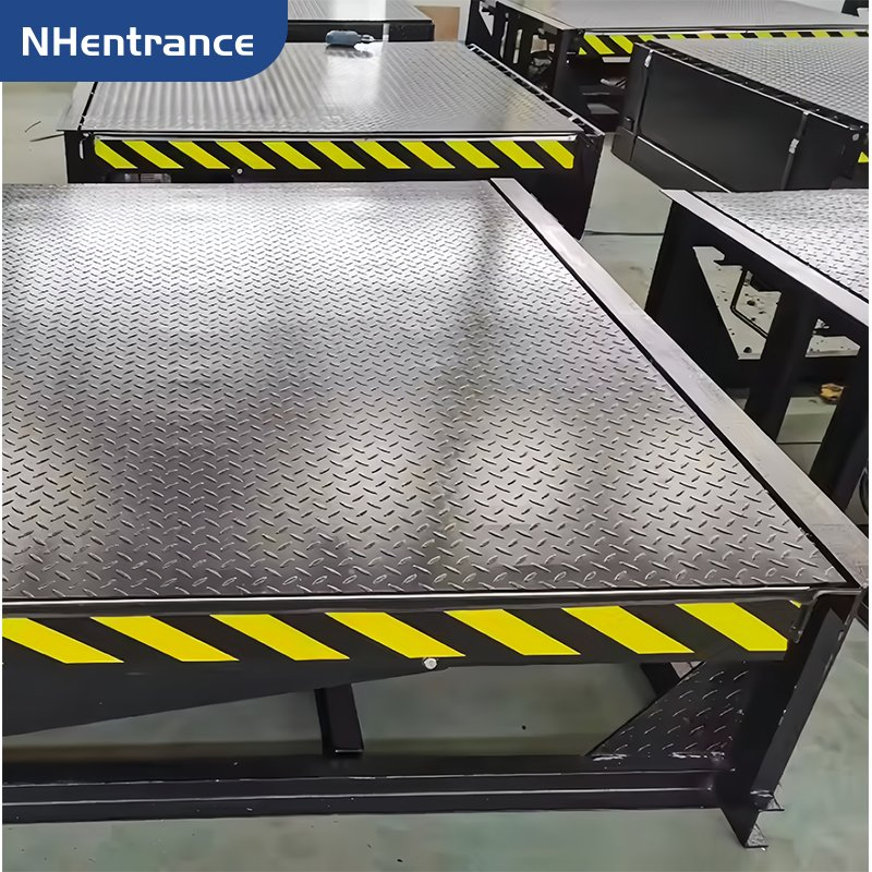 Manual Dock Leveling Ramp with Mechanical Spring System Pit Mounted Dock Leveler for Truck Loading