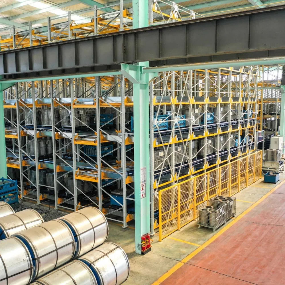 Heavy Duty Seismic Resistant Steel Asrs Warehouse System for Cross Dock Logistics Center