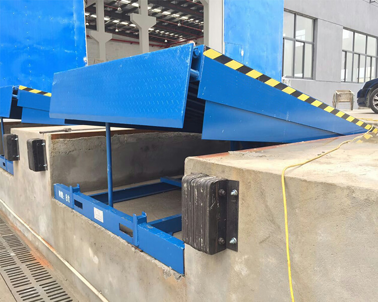 Shuotian Factory Heavy Duty Hydraulic Loading Container Lifting Table Stationary Mechanical Hinged Lip Hydraulic Dock Levelers