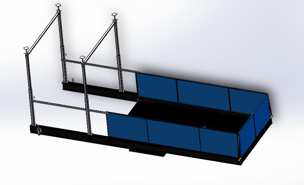 Retractable Load and Unload Loading Dock Platform