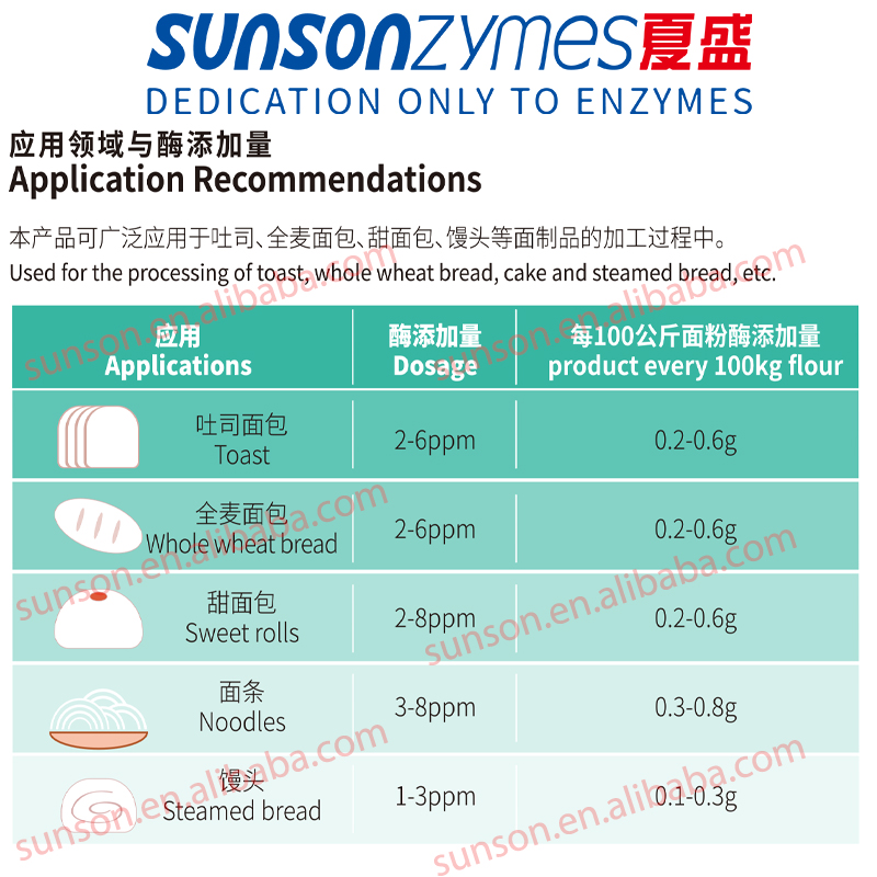 Food Lipase For Bakery To Improve The Stability Of The Dough, Whiteness, Emulsification