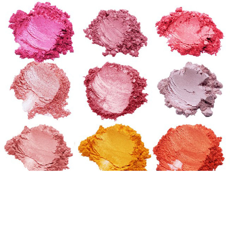 Skin Safe Cosmetic Grade Natural Multi Color Inorganic Mica Powder Pigment Coating Pigment