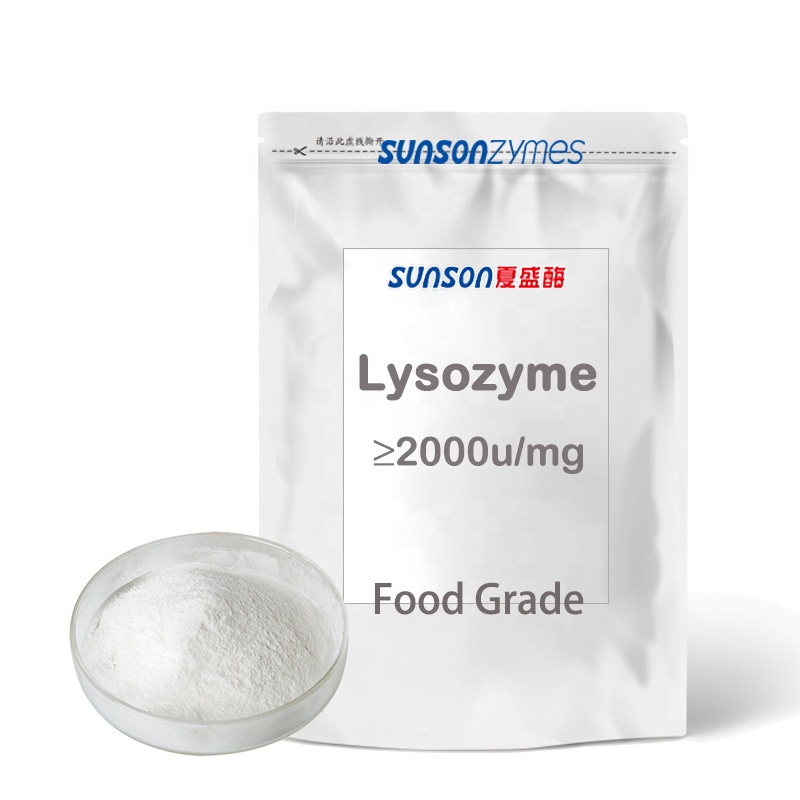 Food Grade Lysozyme Enzyme Powder &ge;2000U/mg | Broad Spectrum Antimicrobial Enzyme For Food Preservative