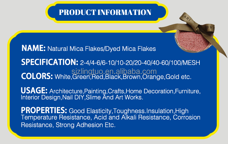 Mica Flakes size preview
