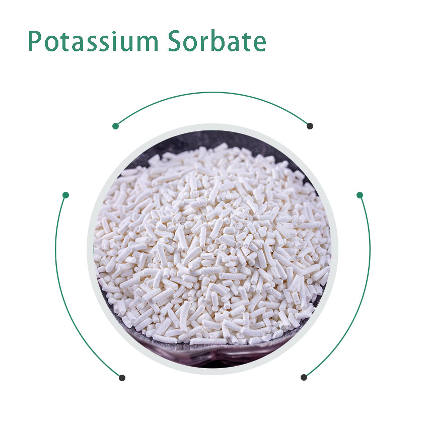 New Arrival Food Grade Preservatives 99% Potassium Sorbate Granular E202 Food Additives