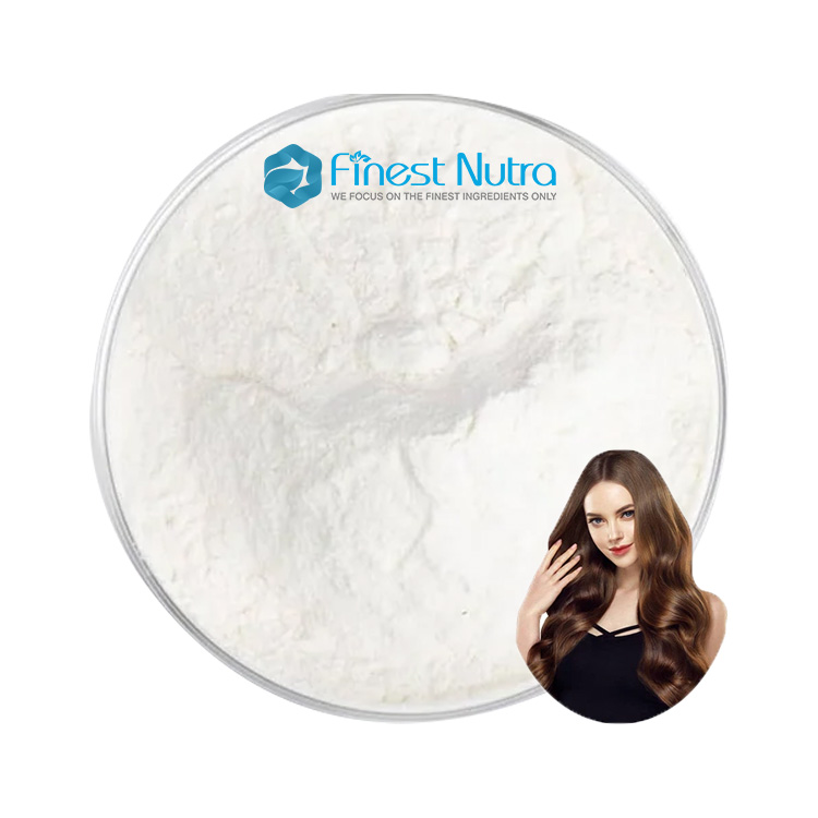Finest Nutra Supply Bulk Haircare Ingredients 90% Min Protein Hydrolyzed Keratin Powder for Hair Masks