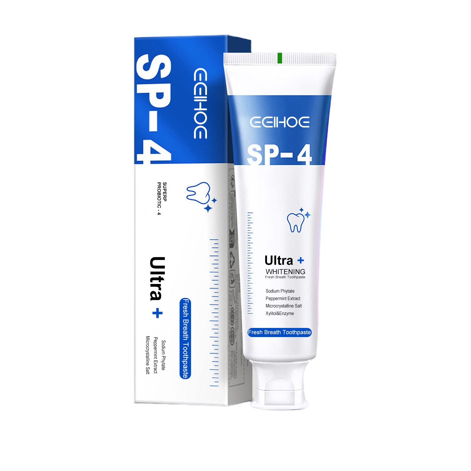 EELHOE Daily Oral Care Toothpaste Fresh Breath Odor-Cancelling Chemical Ingredients for Brightening Teeth at Home