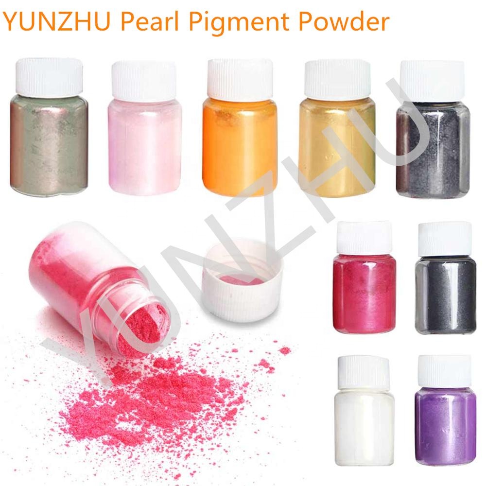 Yunzhu 2022 Natural Cosmetic Grade Mica Powder Pigment Multi-Color Ceramic Titanium Ink for Makeup and Coating