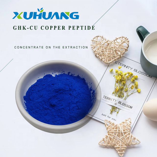 GHK Peptide Tripeptide-1 Raw Material 99% Purity CAS 49557-75-7 Cosmetic Ingredients