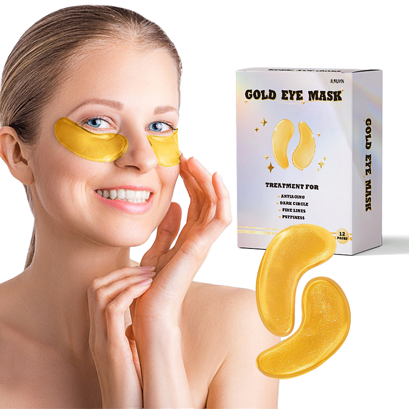 Collagen &amp; Organic Anti-Wrinkle Under Eye Patches With Anti-Puffiness &amp; Dark Circles Gel Sheet Mask (OEM Customizable)