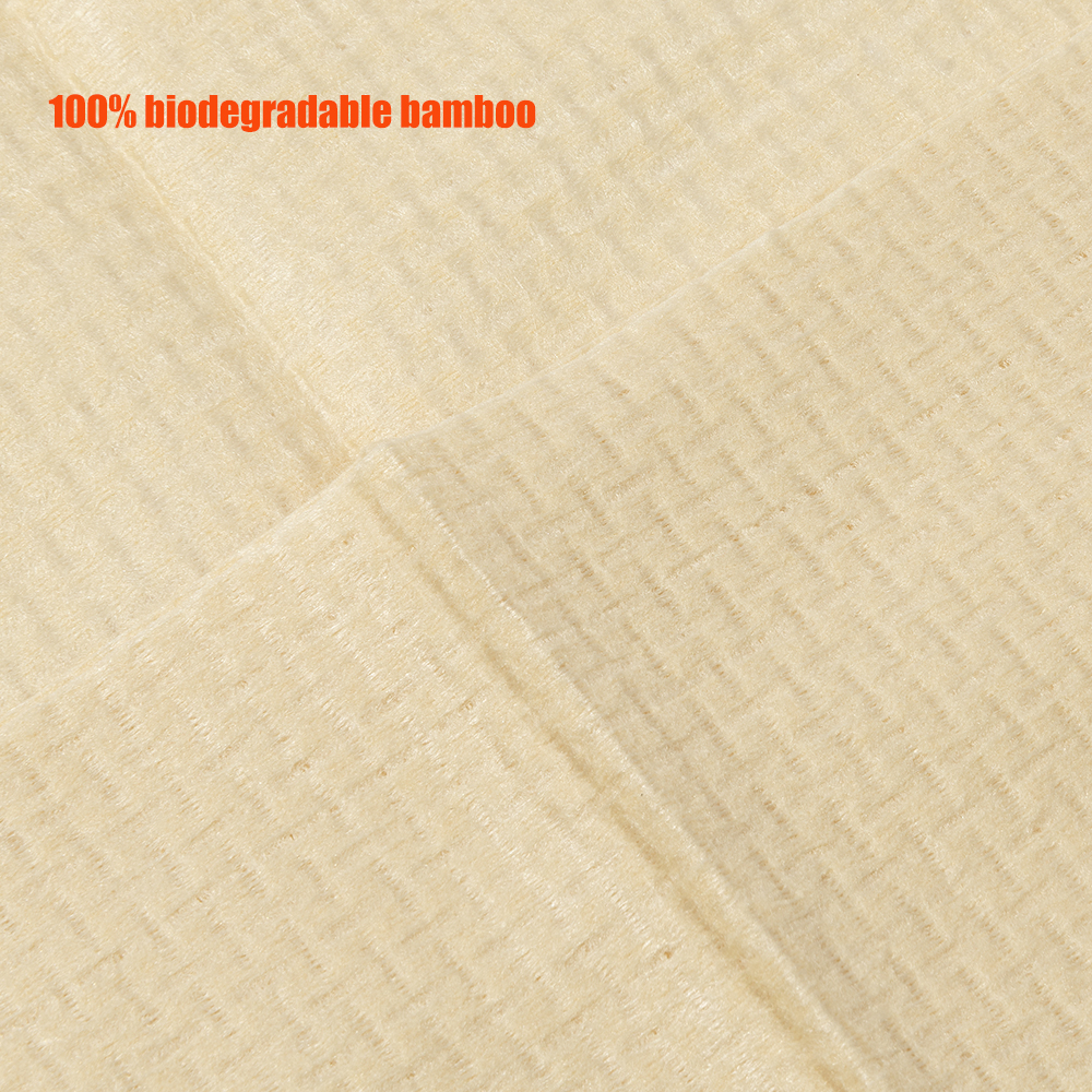 Factory Custom Disposable Bamboo Viscose Face Towel Biodegradable XL Dry Face Wipes Soft Clean Facial Towels for Sensitive Skin
