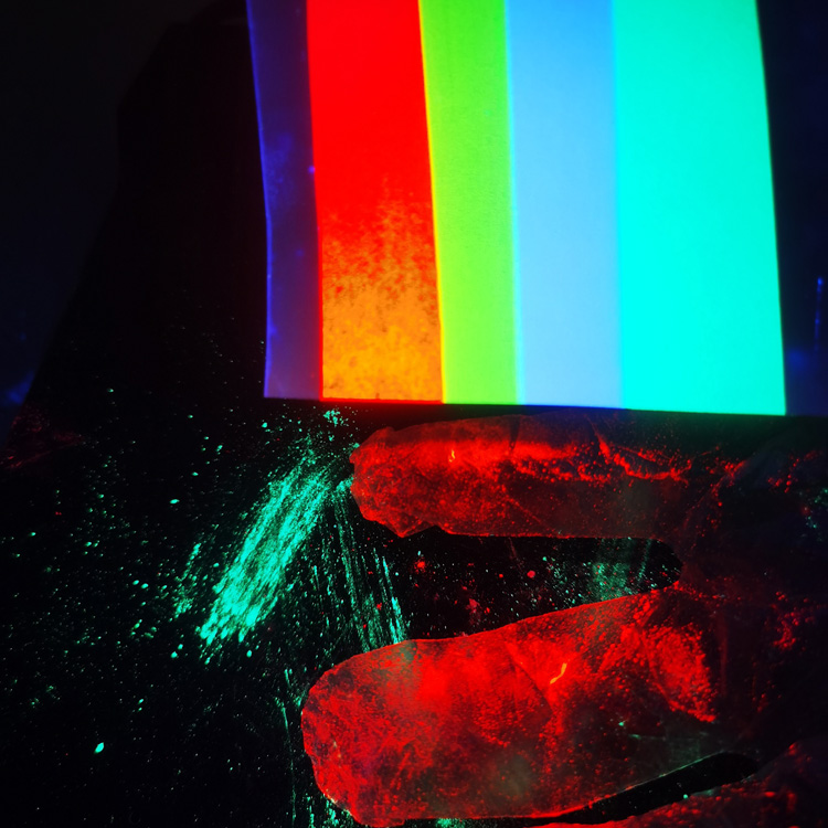 Invisible Sunlight 365nm/254nm Fluorescent UV Organic Powder Anti-Counterfeiting Pigment for Security Anti-counterfeiting Ink