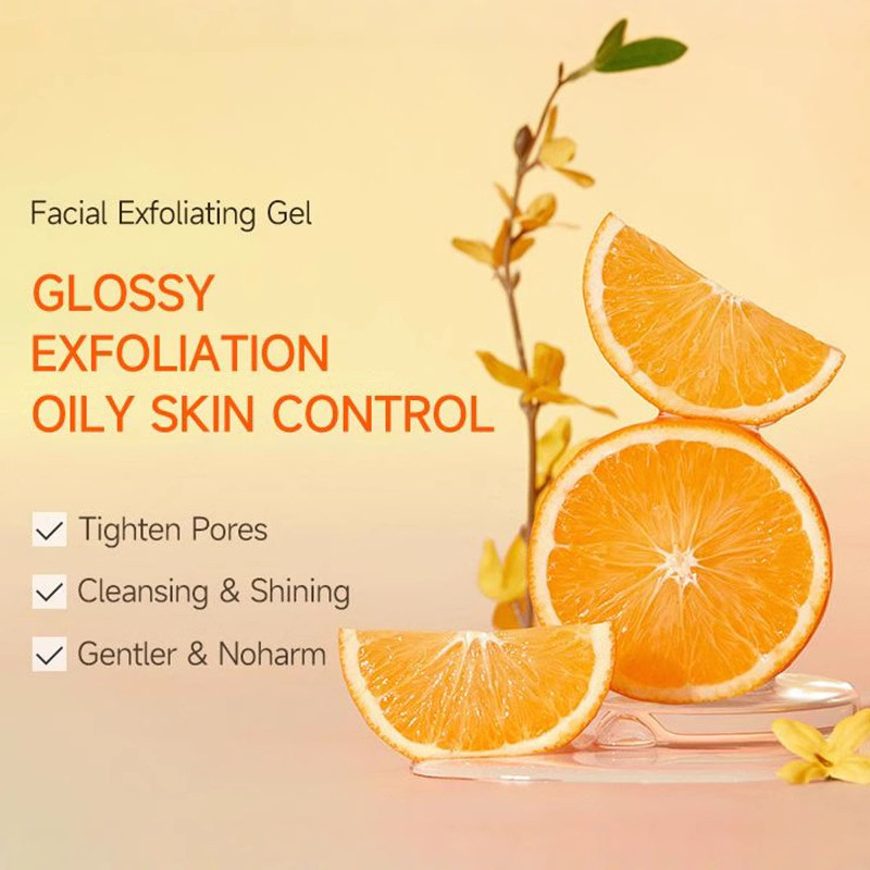 Latest Organic Ingredient Vitamin C 60g Facial Exfoliating Gel Korean Skin Care Product
