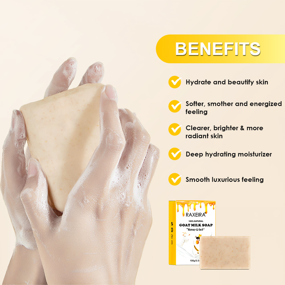 Private Label Skin Care Deep Cleansing Prevent Acne Moisturizing Handmade Soap Goats Milk Soap 100g