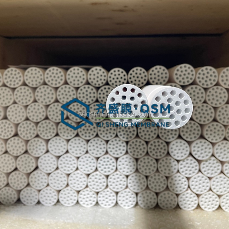 Fermentation Broth Clarification Beer Brewery Crossflow Filtration 200nm Pore Size Ceramic Membrane Filter For Microfiltration