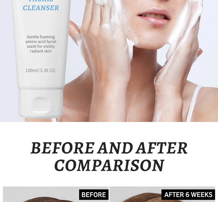Amino Acid Facial Cleanser Styling 5