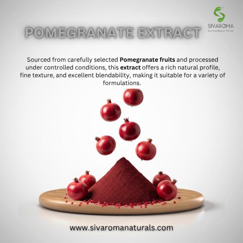 Pomegranate Extract Product Display