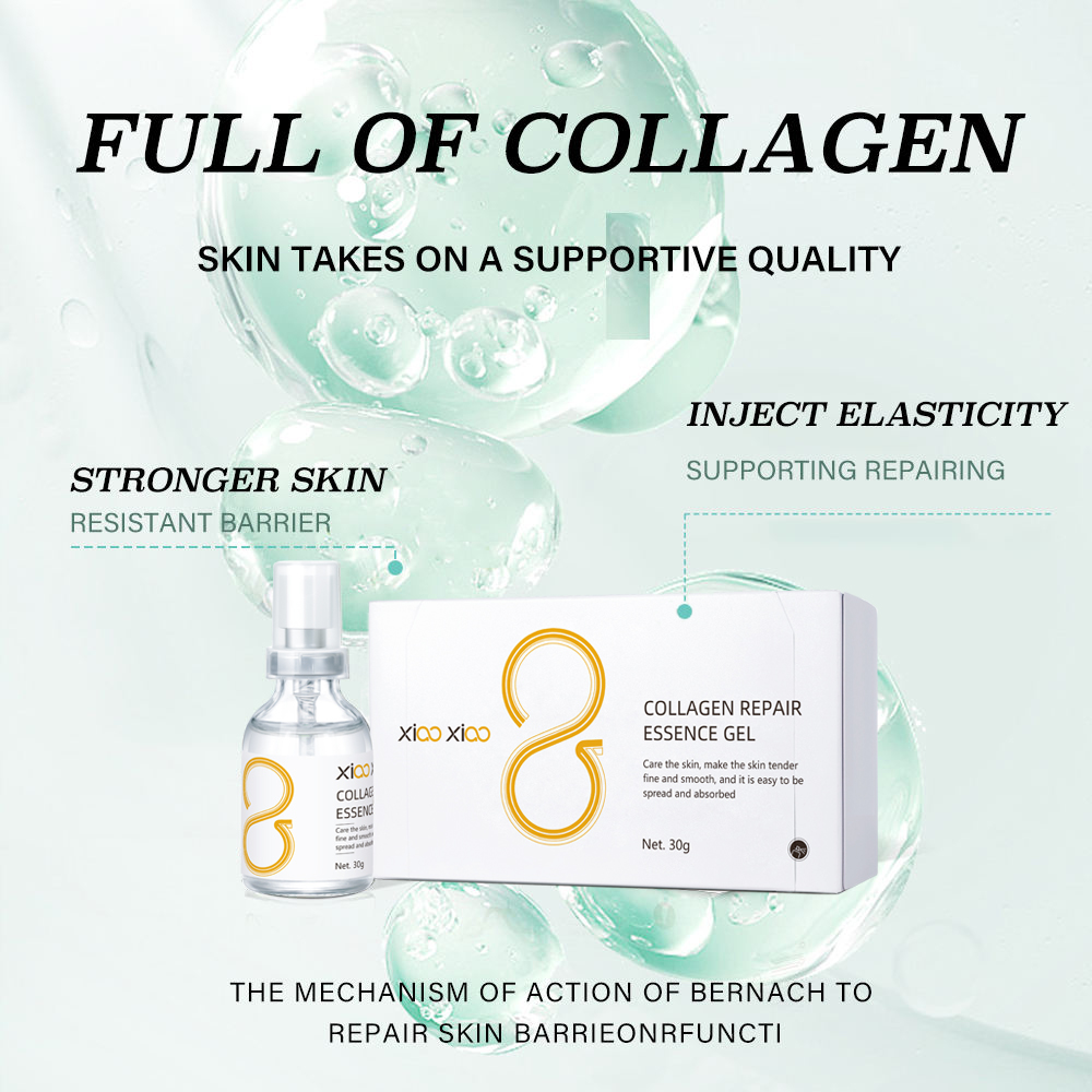 Pure Clean Ingredients Recombinant Humanized Type III Collagen Repair Gel Serum Anti-Wrinkle Pore-Refining Cosmeceutical